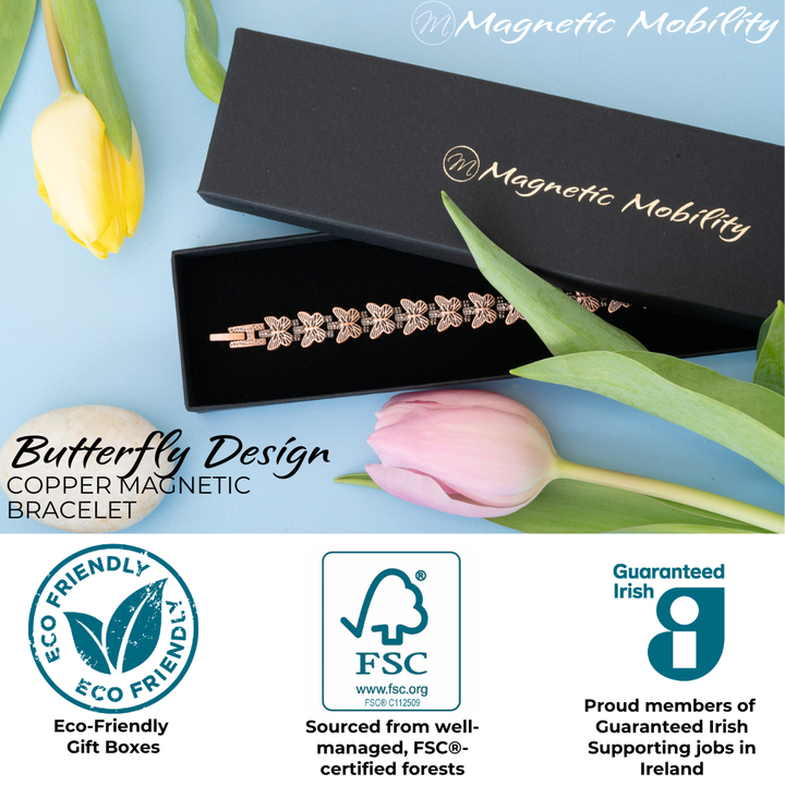 Buddleia Copper Magnetic Bracelet