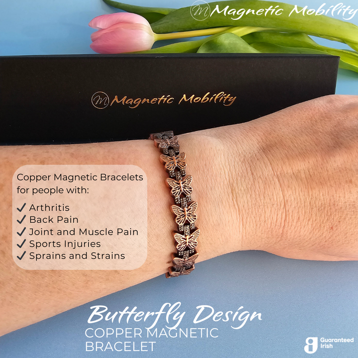 Buddleia Copper Magnetic Bracelet
