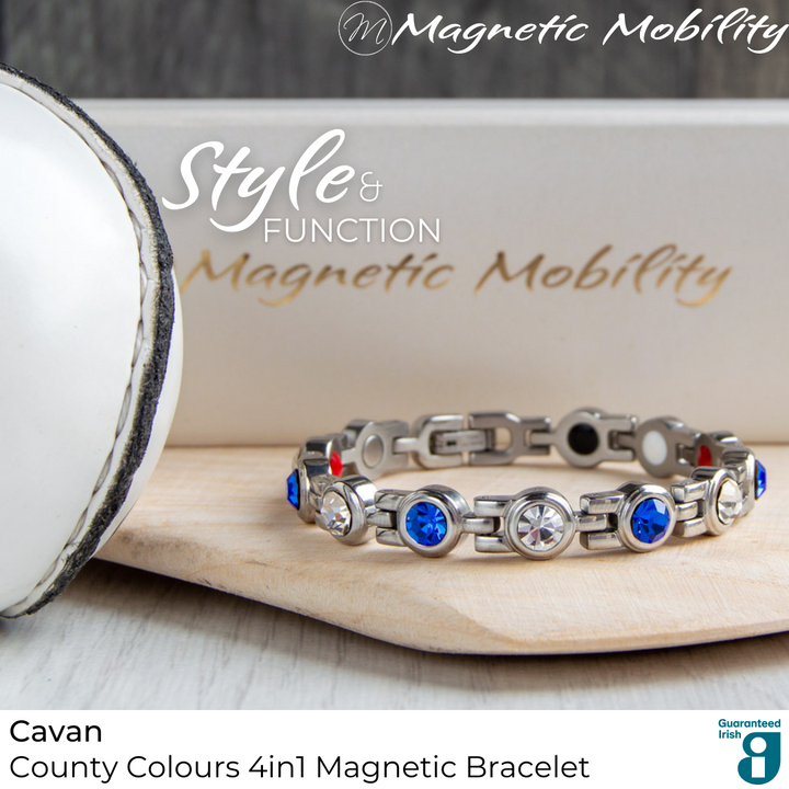 Cavan GAA County Colours Magnetic Bracelet