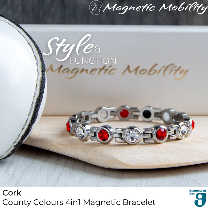 Cork GAA County Colours Magnetic Bracelet