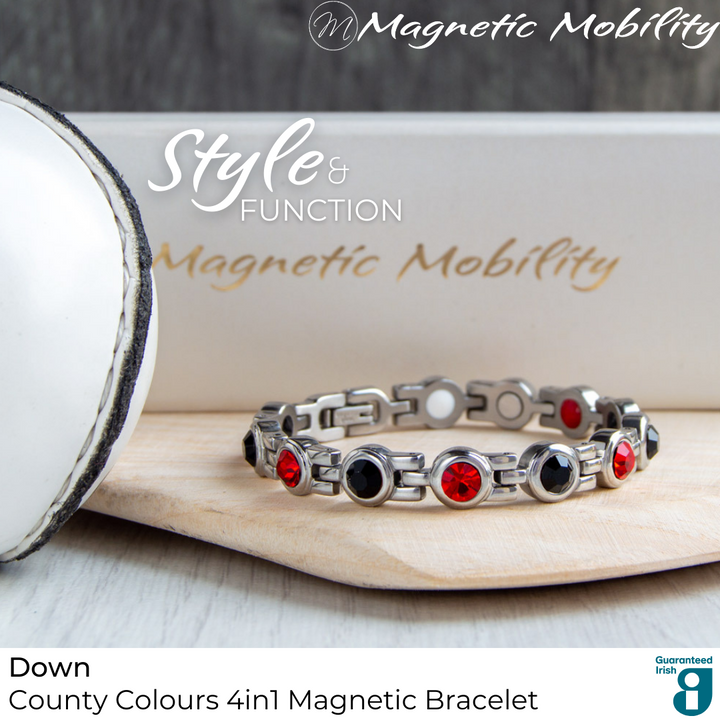 Down GAA County Colours Magnetic Bracelet