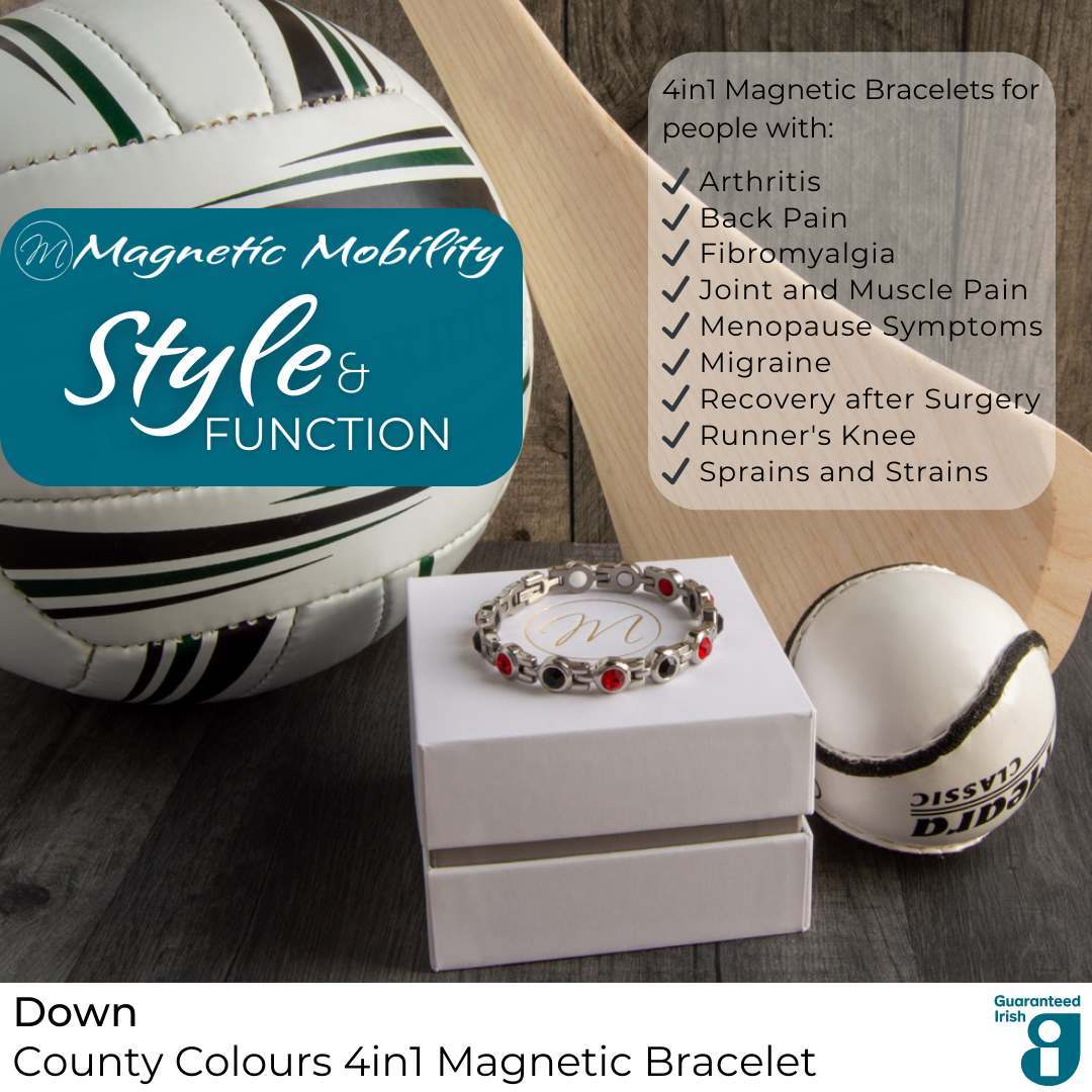 Down GAA County Colours Magnetic Bracelet