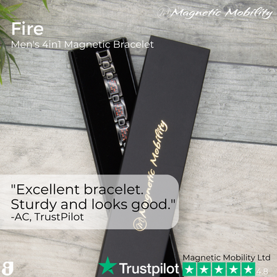 Trustpilote review of bracelet: Excellent bracelet sturdy and looks good
