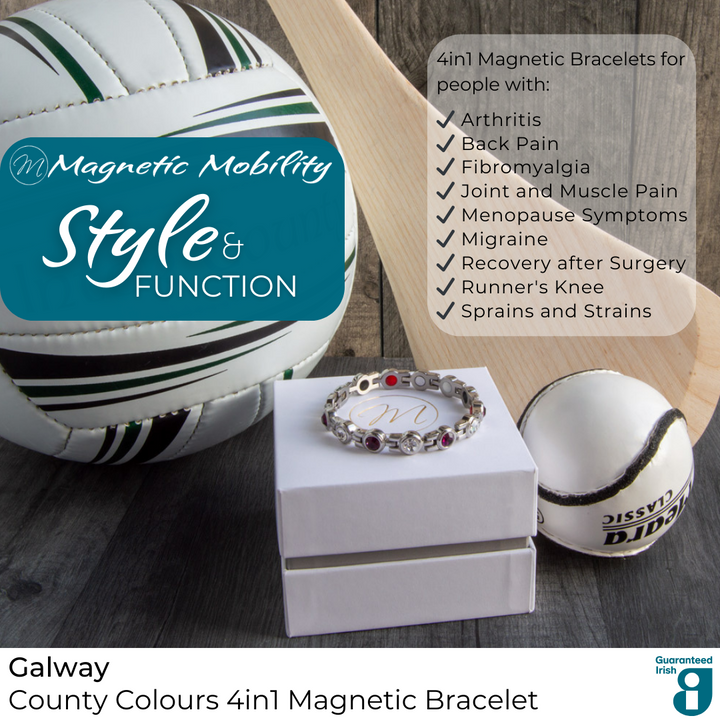 Galway GAA County Colours Magnetic Bracelet