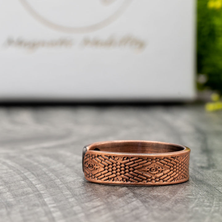 Hawthorn Copper Bracelet and Copper Ring Gift Set