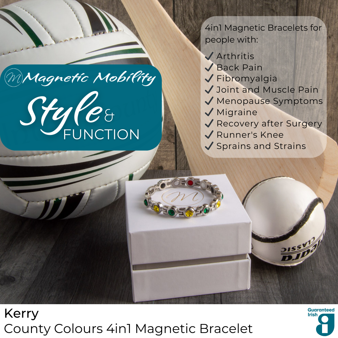 Kerry GAA County Colours Magnetic Bracelet