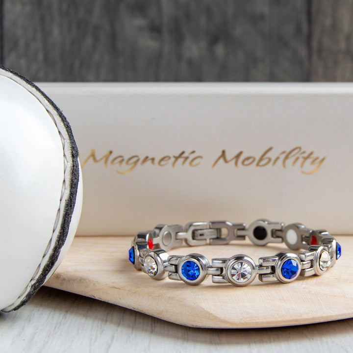 Laois GAA County Colours Magnetic Bracelet