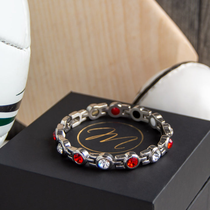 Louth GAA County Colours Magnetic Bracelet