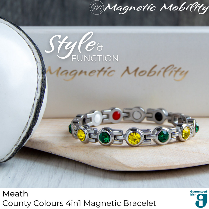 Meath GAA County Colours Magnetic Bracelet