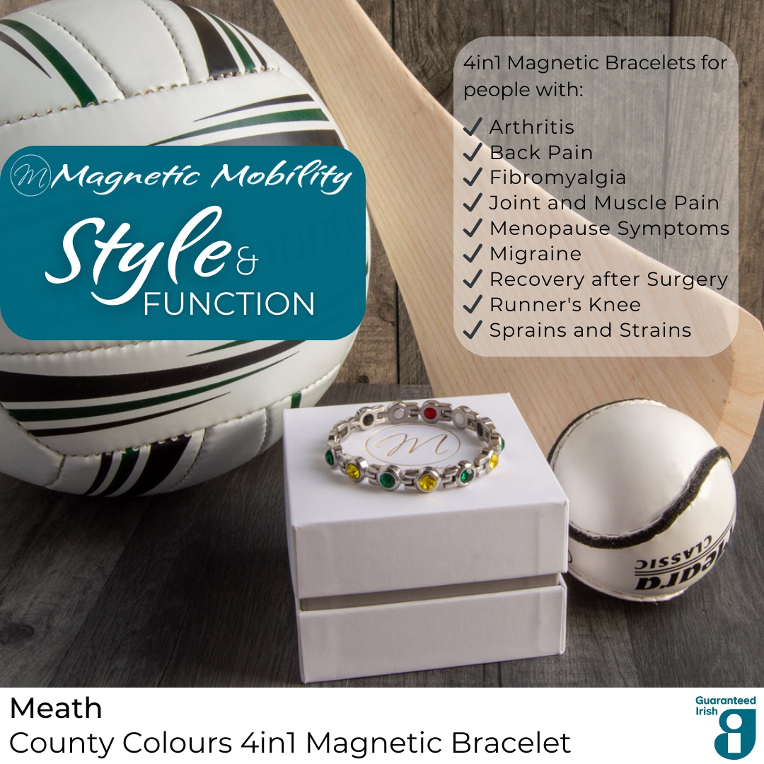 Meath GAA County Colours Magnetic Bracelet