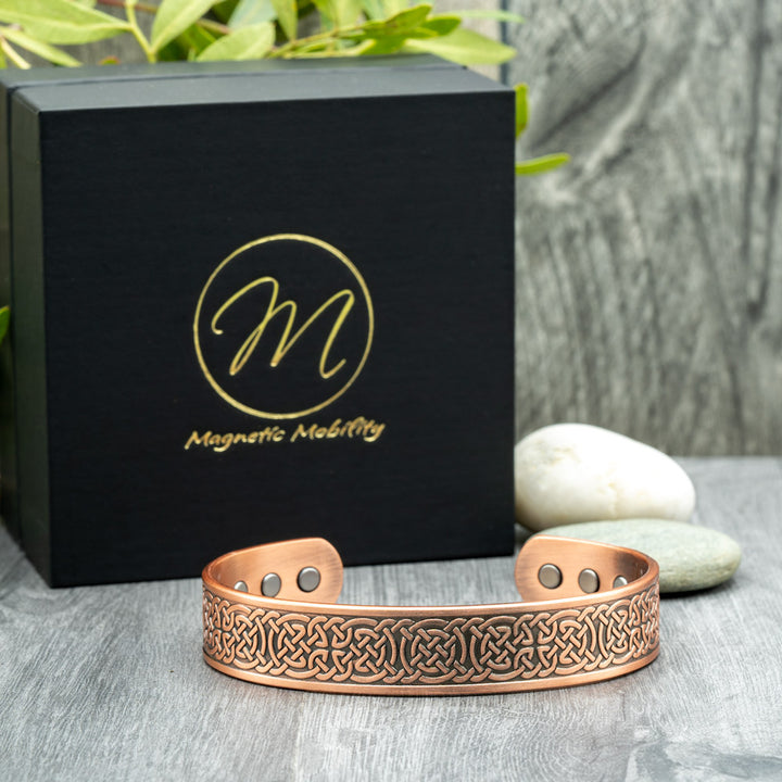 Privet Copper Bracelet and Copper Ring Gift Set