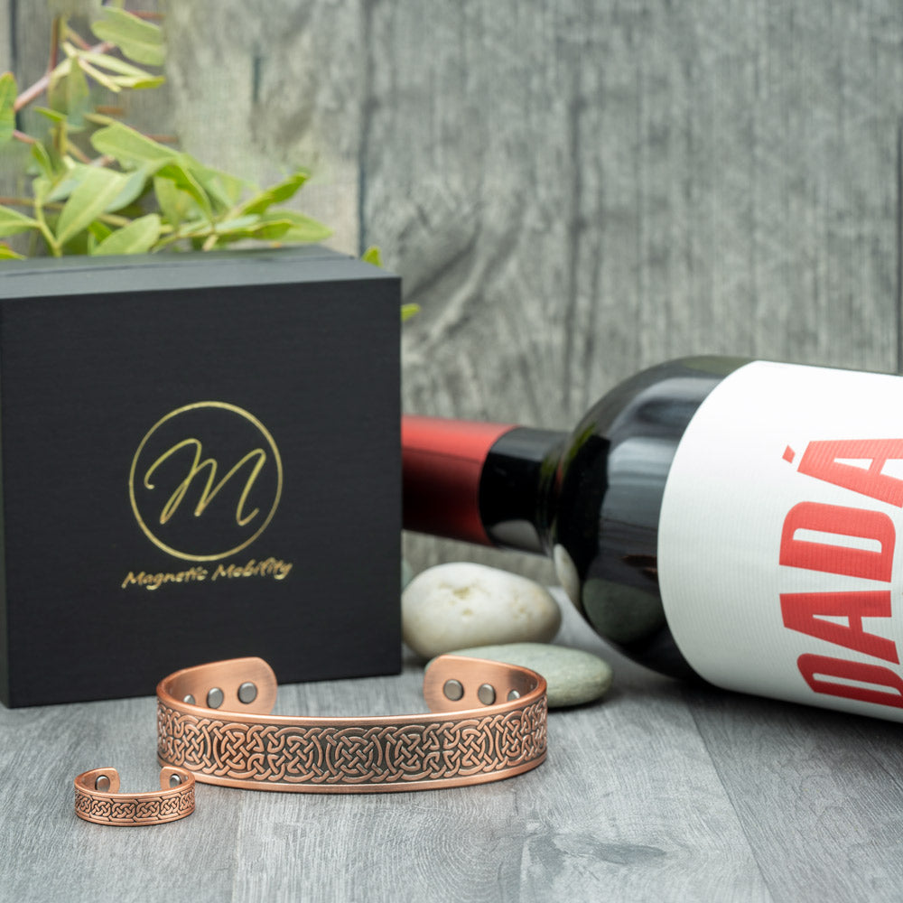 Privet Copper Bracelet and Copper Ring Gift Set