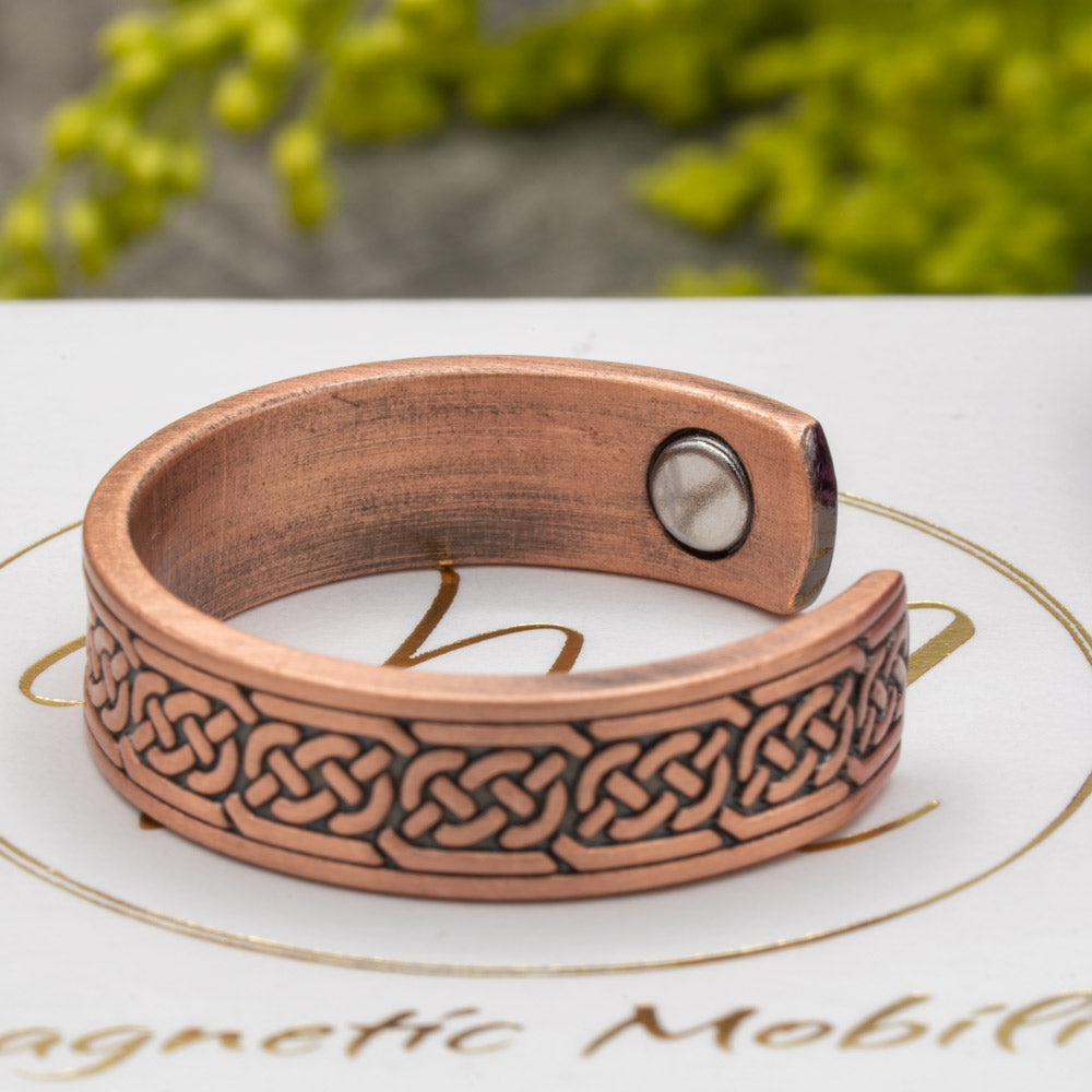 Privet Copper Bracelet and Copper Ring Gift Set