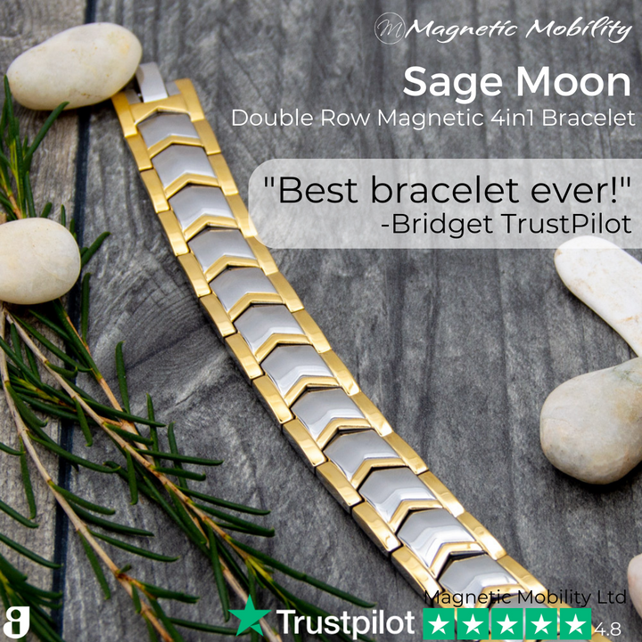 Sage Moon Double Row 4in1 Magnetic Bracelet review - Best Bracelet ever