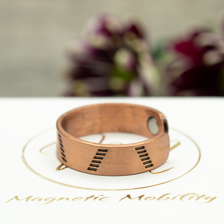 Soloman Copper Bracelet and Copper Ring Gift Set