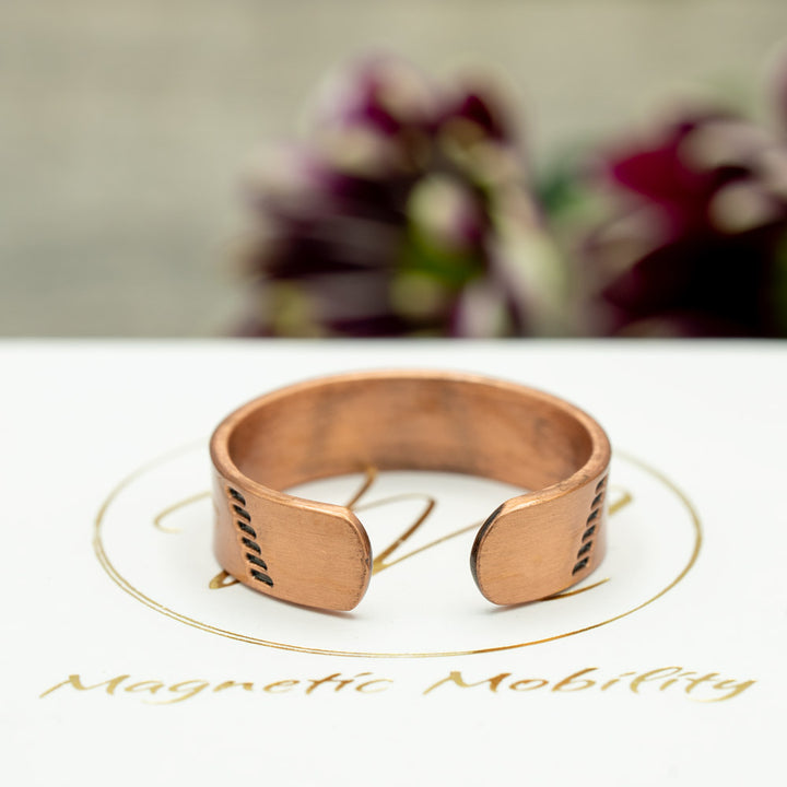 Soloman Copper Bracelet and Copper Ring Gift Set