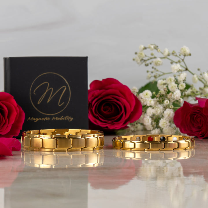 The Radiance Duo – Luxurious Magnetic Bracelets for Couples