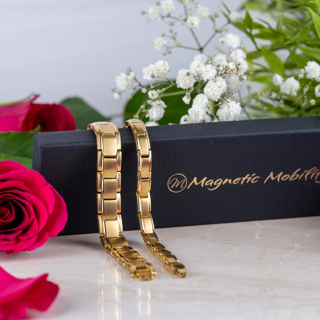 The Radiance Duo – Luxurious Magnetic Bracelets for Couples