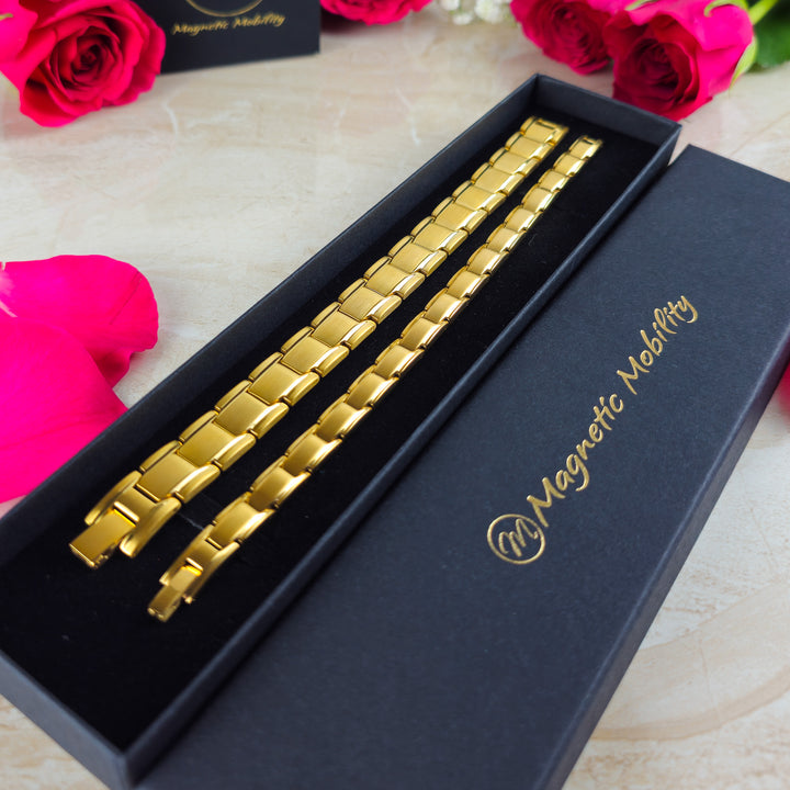 The Radiance Duo – Luxurious Magnetic Bracelets for Couples