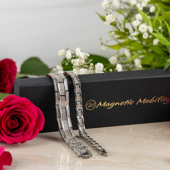 The Starlight Set – Elegant Magnetic Bracelets for Couples