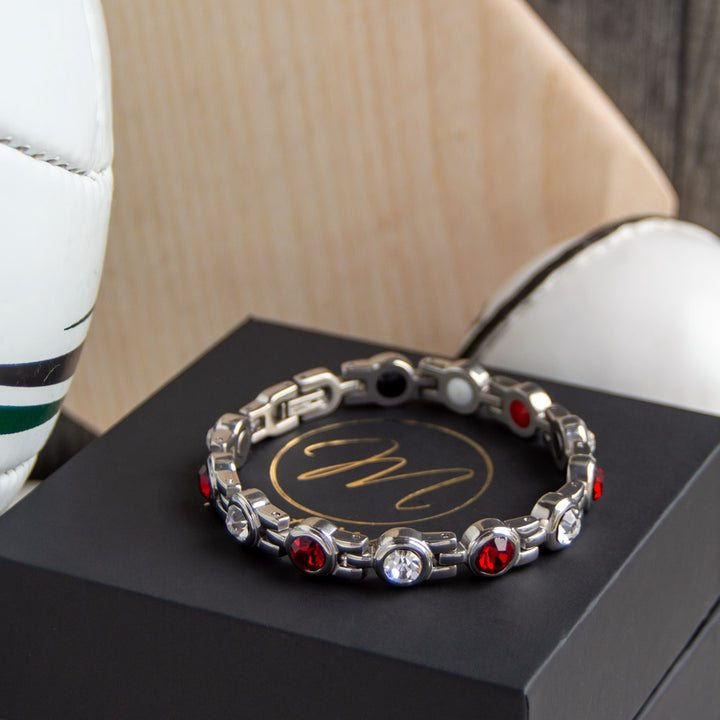 Westmeath GAA County Colours Magnetic Bracelet