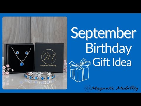 September Birthstone Bundle - Magnetic Bracelet, Necklace and Earrings