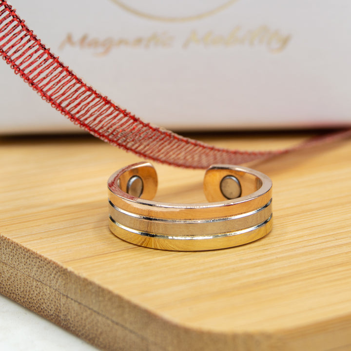 Tri-Colour Copper Ring