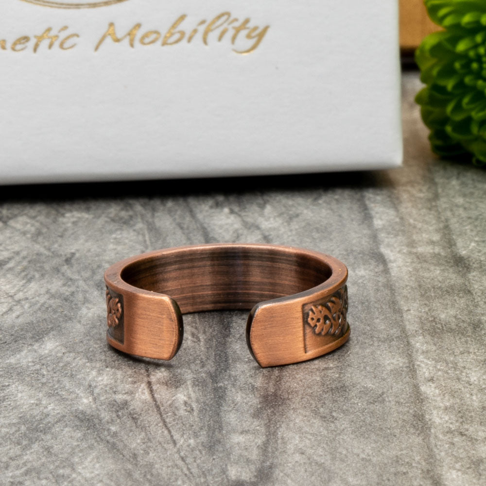 Hellebore Copper Ring