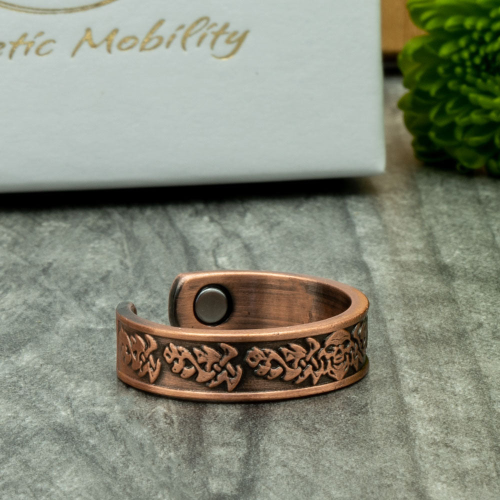 Hellebore Copper Ring