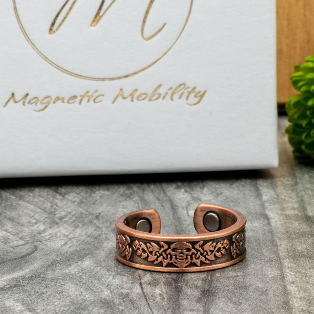 Hellebore Copper Ring