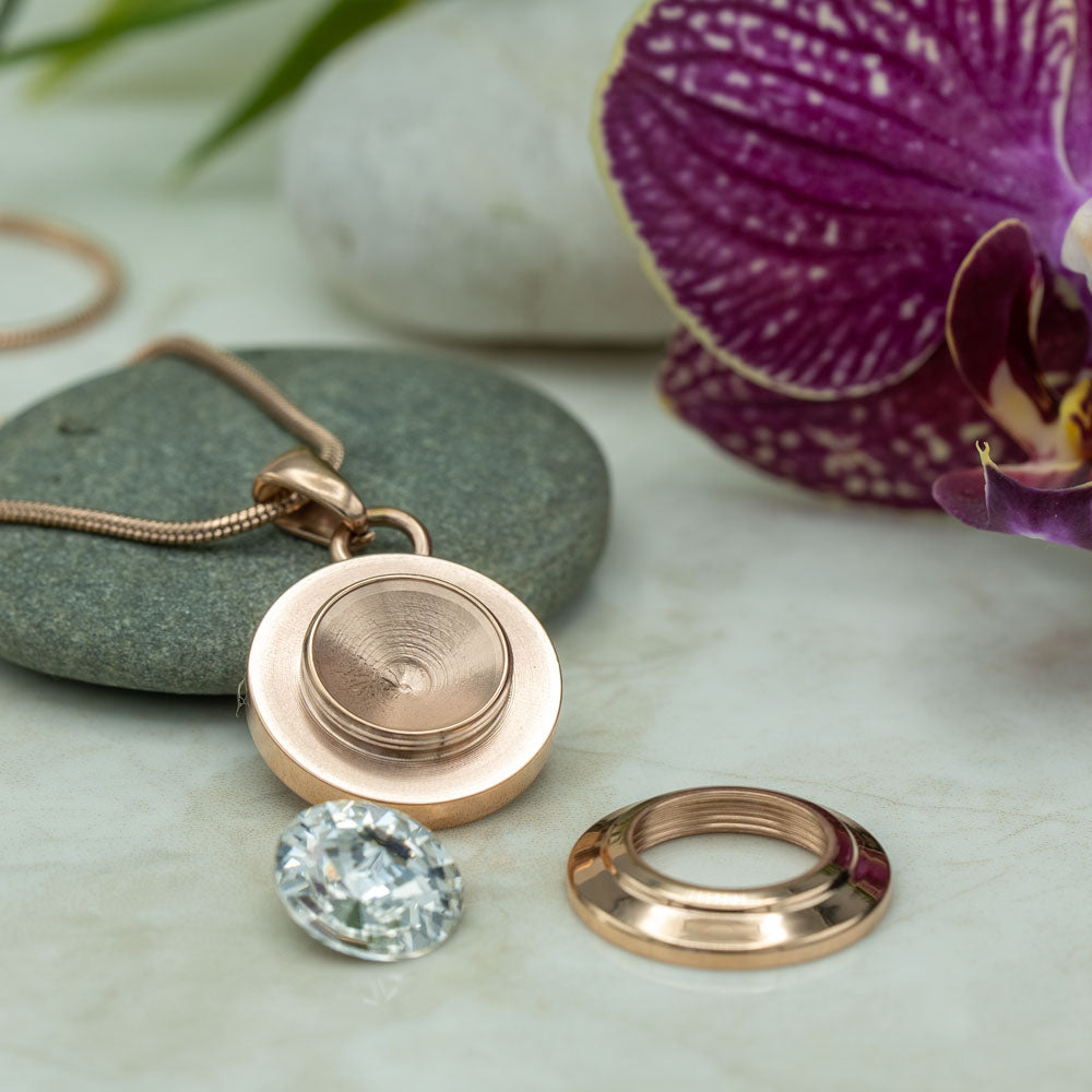 Rose Gold Triple Gift Set - Magnetic Necklace, Drop Earrings and  4in1 Magnetic Bracelet