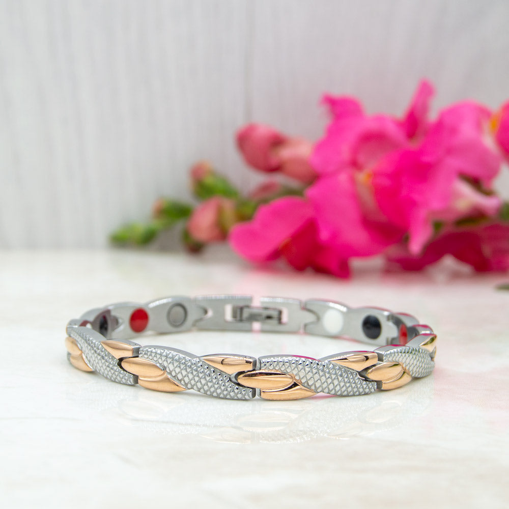 Women s Mangetic Bracelets Stylish magnetic and copper designs Magnetic Mobility