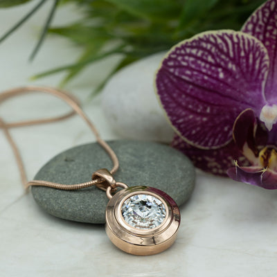 Rose Gold Triple Gift Set - Magnetic Necklace, Drop Earrings and  4in1 Magnetic Bracelet